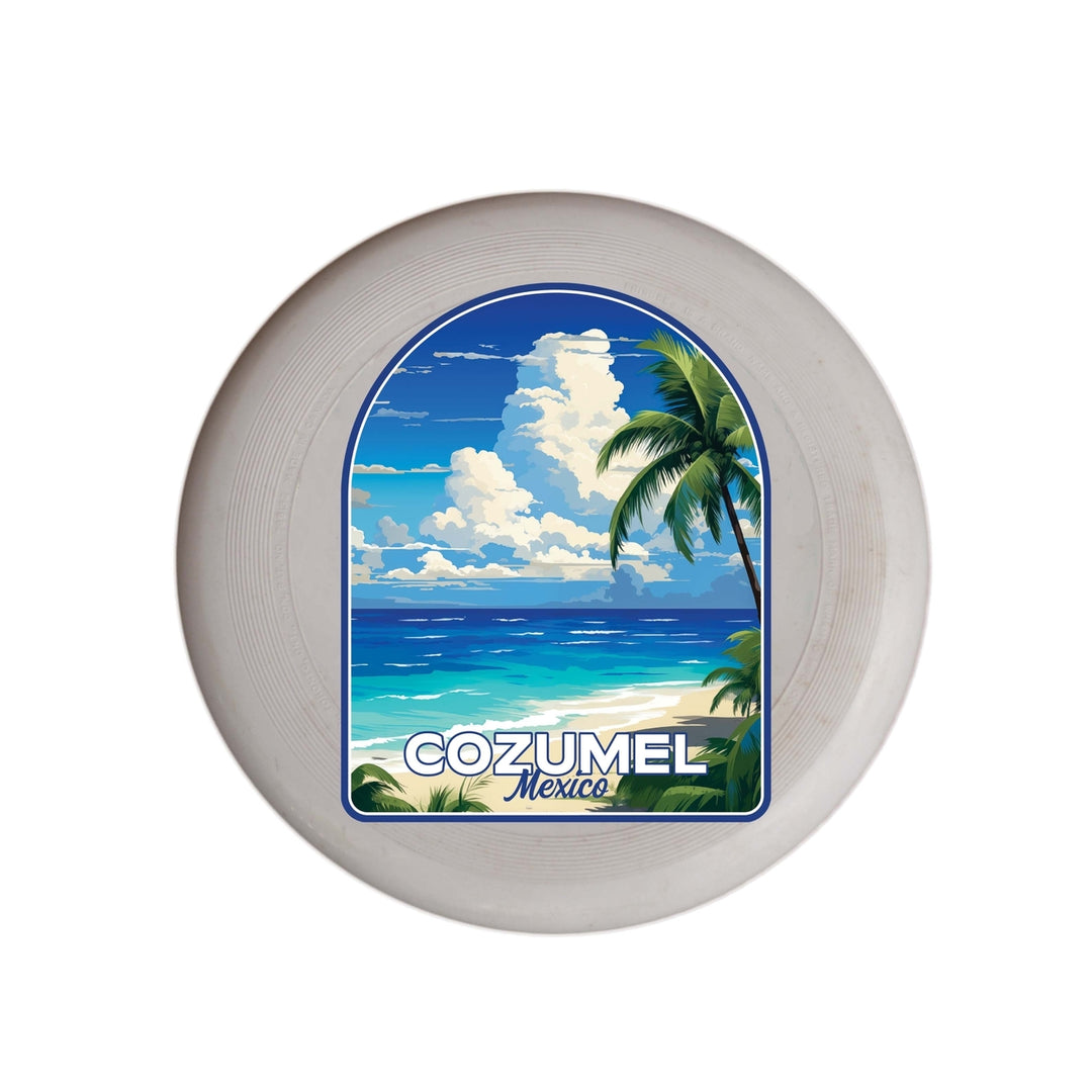 Cozumel Mexico Design C Souvenir Frisbee Flying Disc Image 1