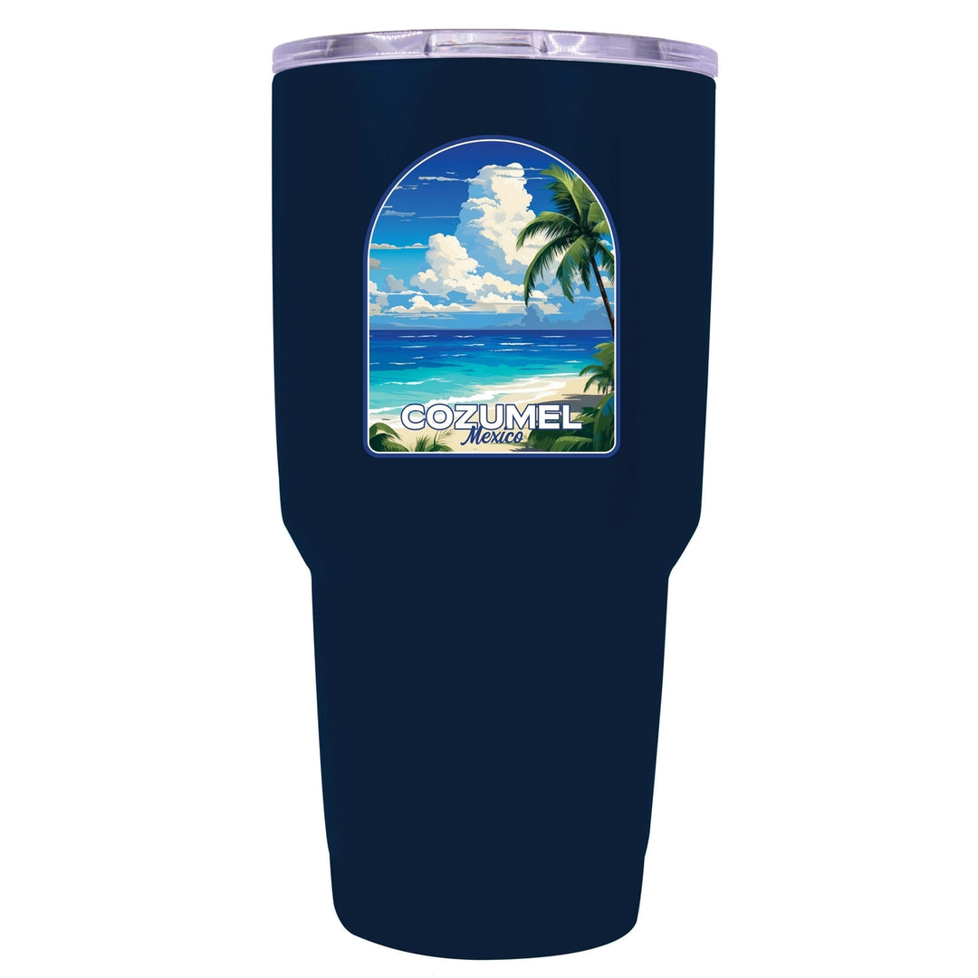 Cozumel Mexico Design C Souvenir 24 oz Insulated Stainless Steel Tumbler Image 2