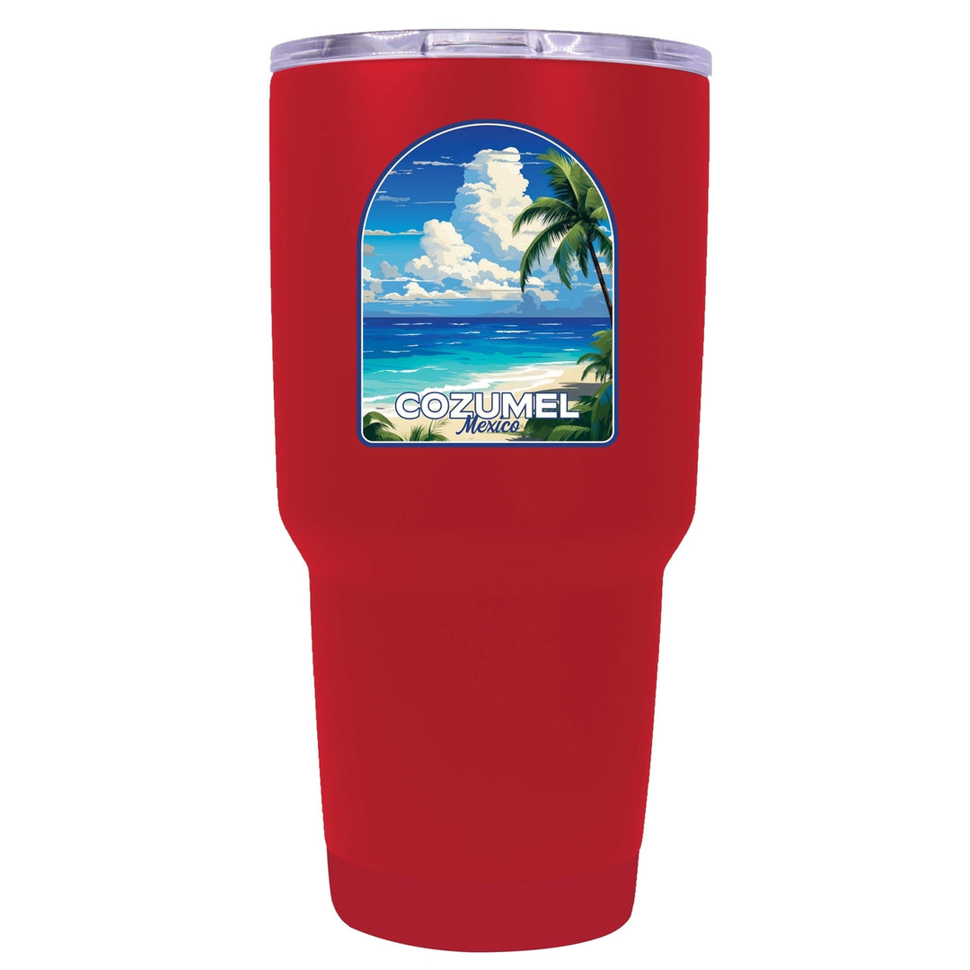 Cozumel Mexico Design C Souvenir 24 oz Insulated Stainless Steel Tumbler Image 3