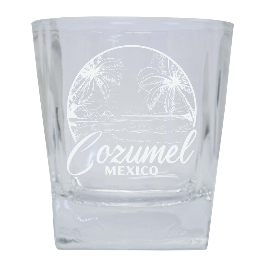 Cozumel Mexico Souvenir 7 oz Engraved Shooter Glass Image 1