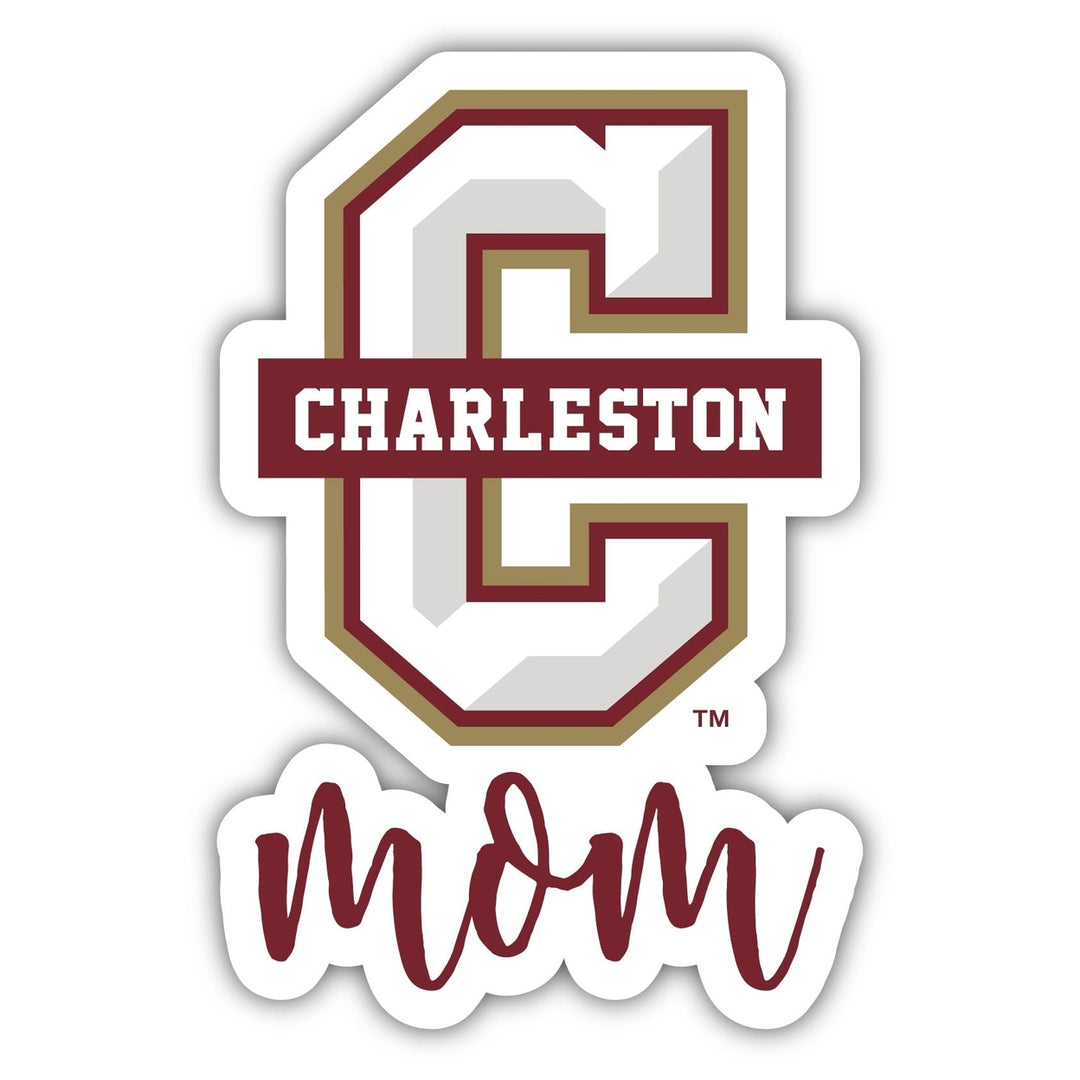 Cougars of Charleston 4-Inch Proud Mom Vinyl Decal Sticker Officially Licensed Collegiate Product Image 1