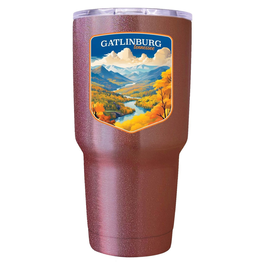 Gatlinburg Tennessee Design D Souvenir 24 oz Insulated Stainless Steel Tumbler Image 6