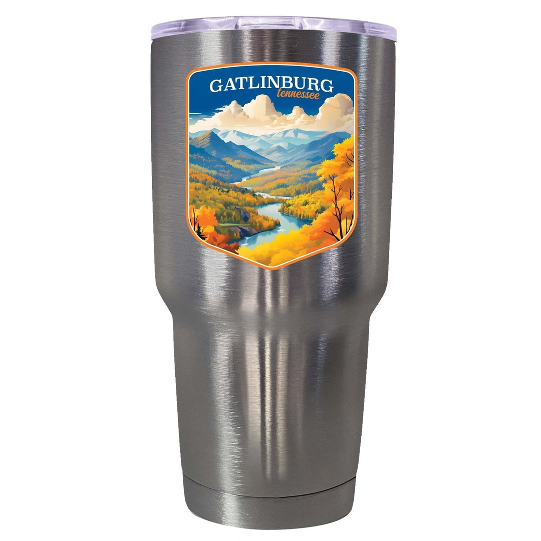 Gatlinburg Tennessee Design D Souvenir 24 oz Insulated Stainless Steel Tumbler Image 9