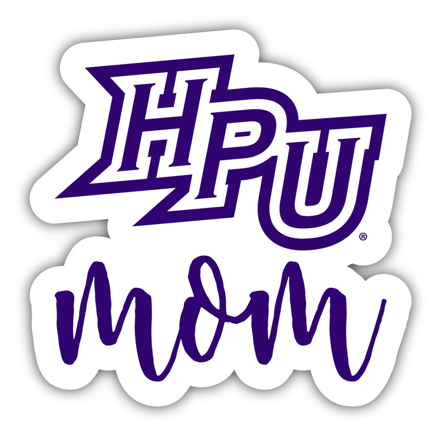 High Point University 4-Inch Proud Mom Vinyl Decal Sticker Officially Licensed Collegiate Product Image 1