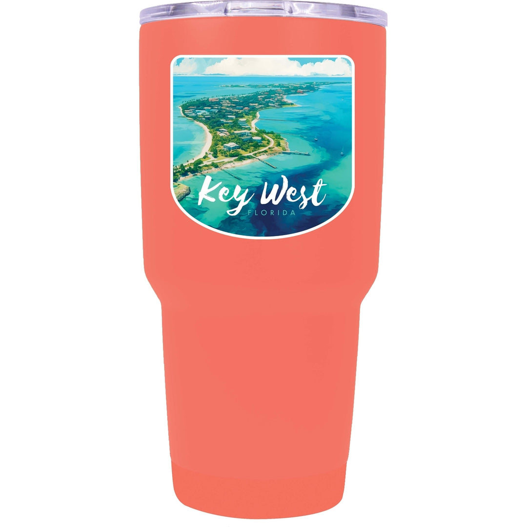 Key West Florida Design A Souvenir 24 oz Insulated Stainless Steel Tumbler Image 1