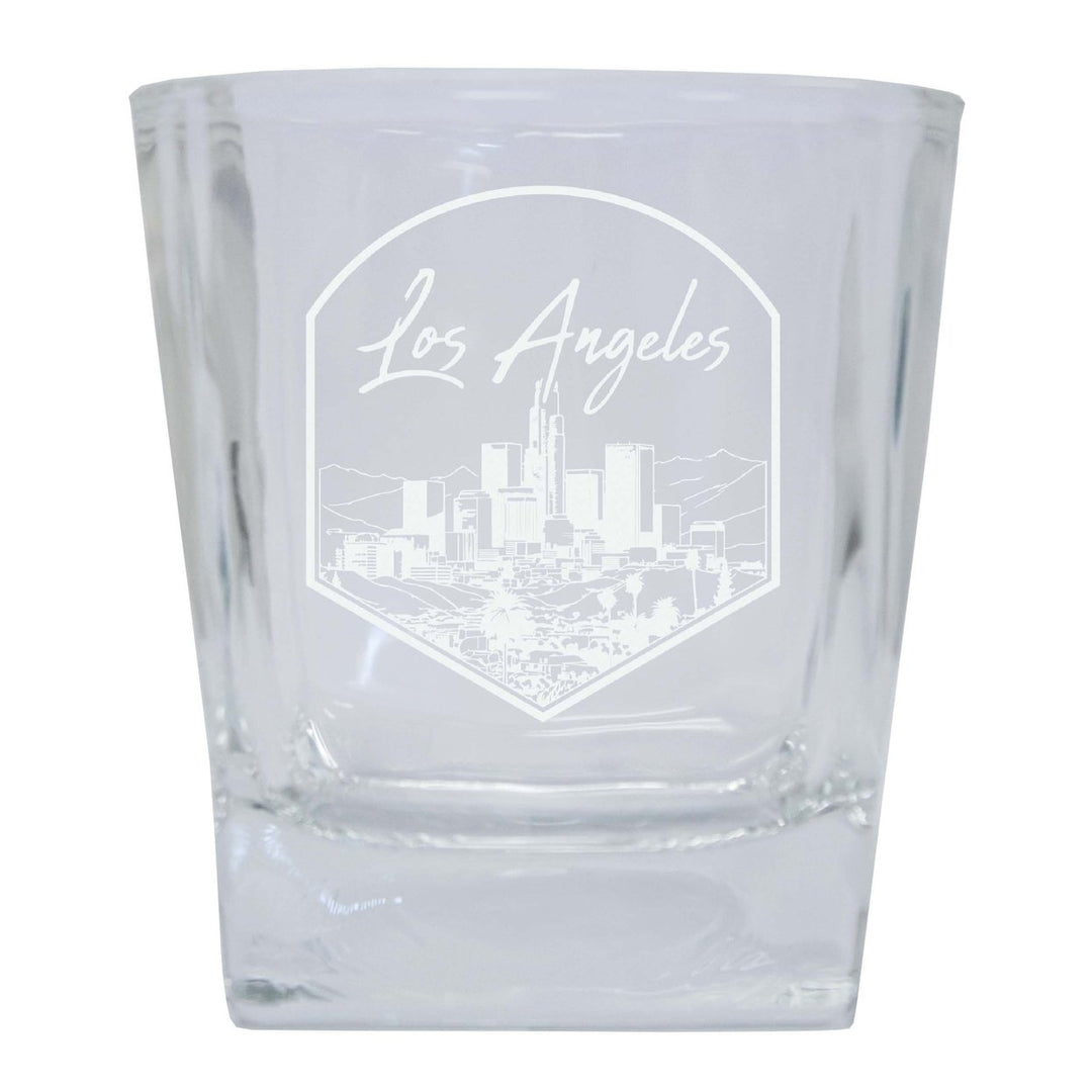 Los Angeles California Engraving 1 Souvenir 10 oz Engraved Whiskey Glass Rocks Glass Image 1