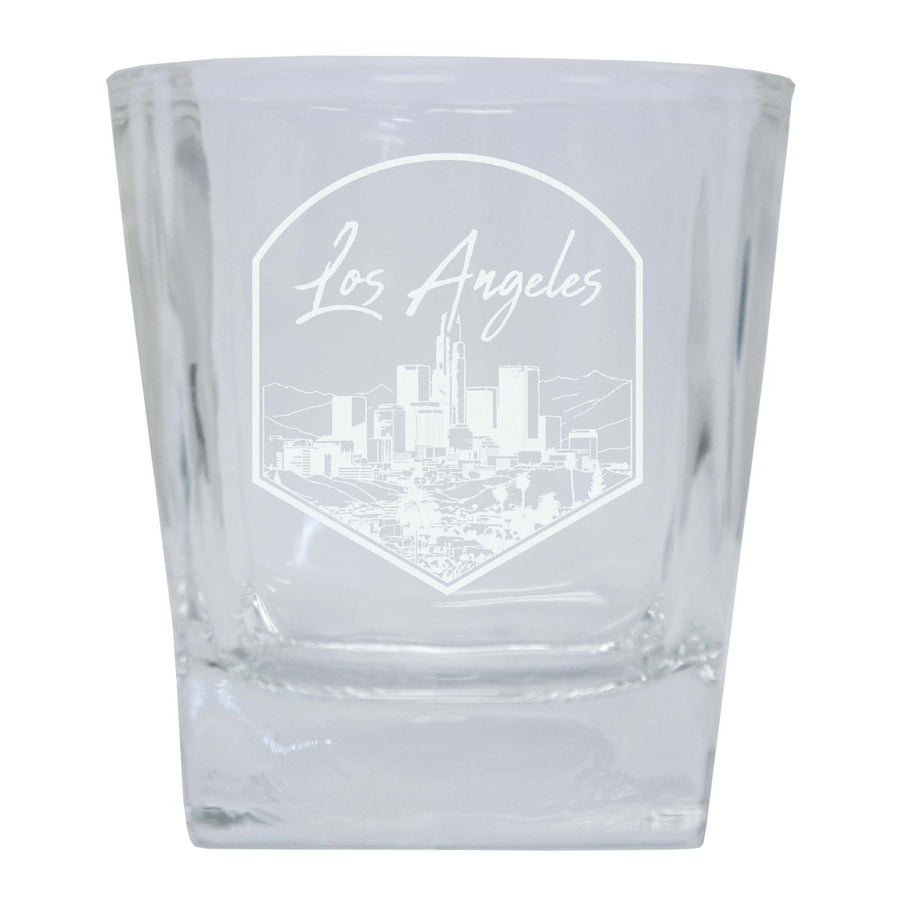Los Angeles California Engraving 1 Souvenir 10 oz Engraved Whiskey Glass Rocks Glass Image 1