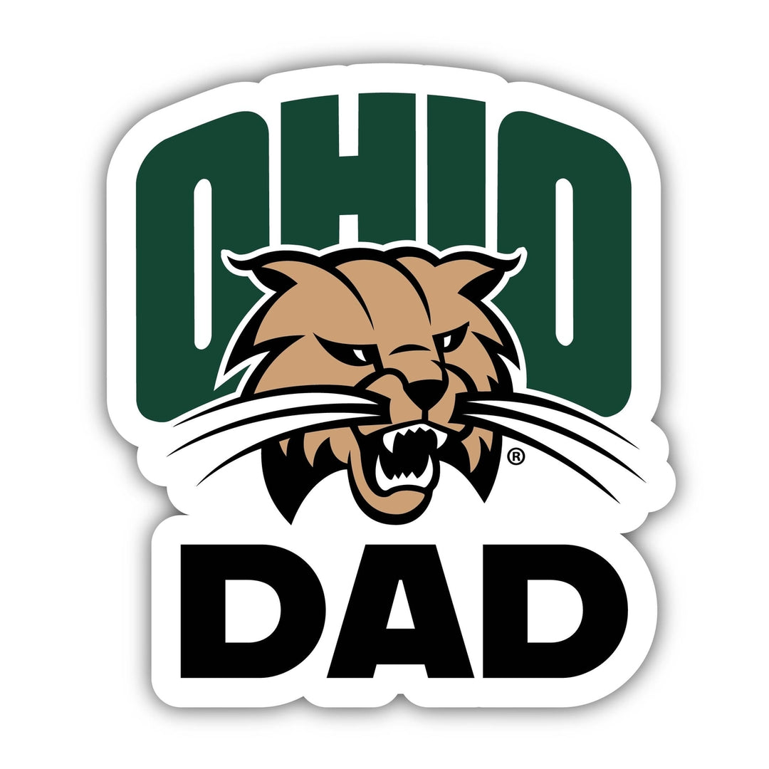 Ohio University 4-Inch Proud Dad Vinyl Decal Sticker Officially Licensed Collegiate Product Image 1