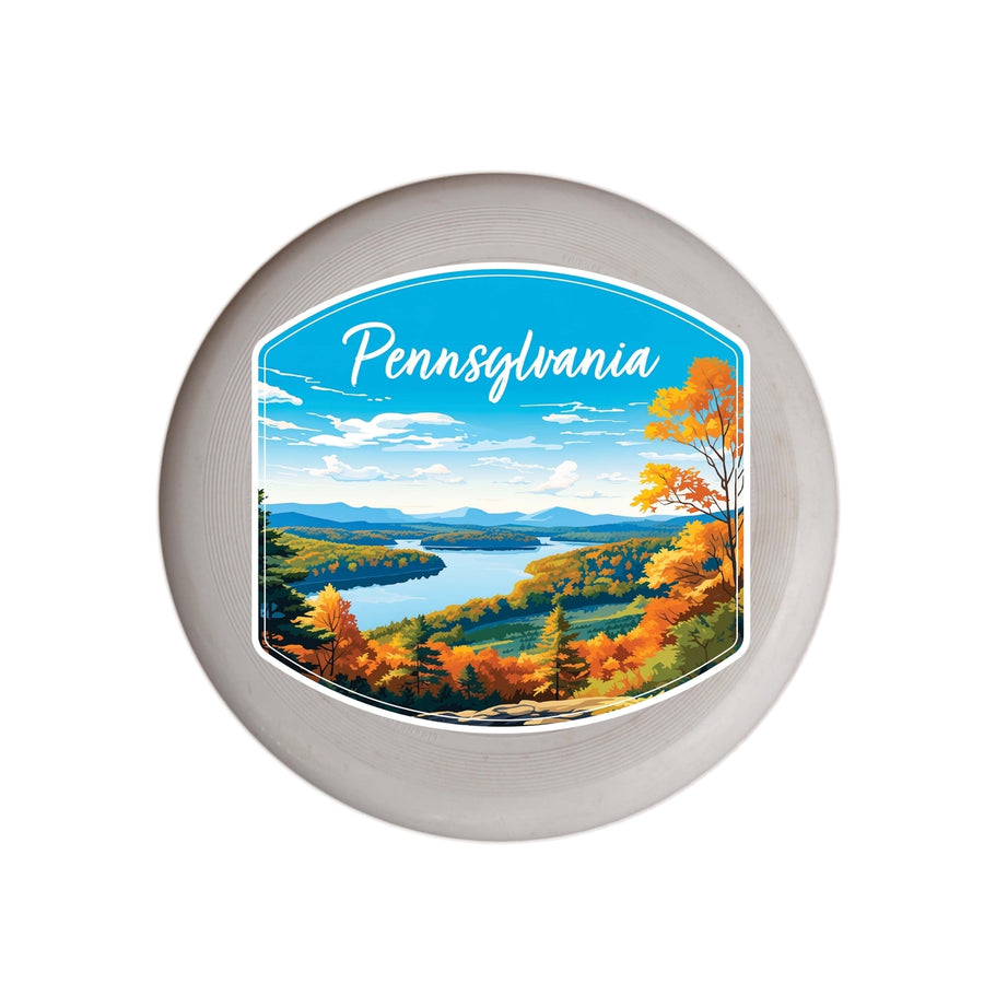 Pennsylvania Design C Souvenir Frisbee Flying Disc Image 1