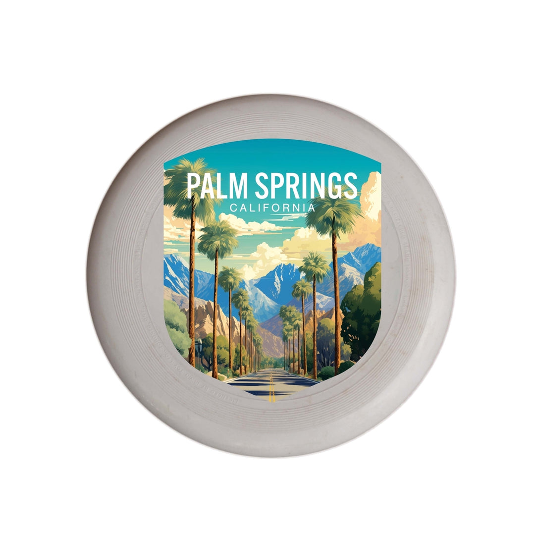 Palm Springs California Design A Souvenir Frisbee Flying Disc Image 1