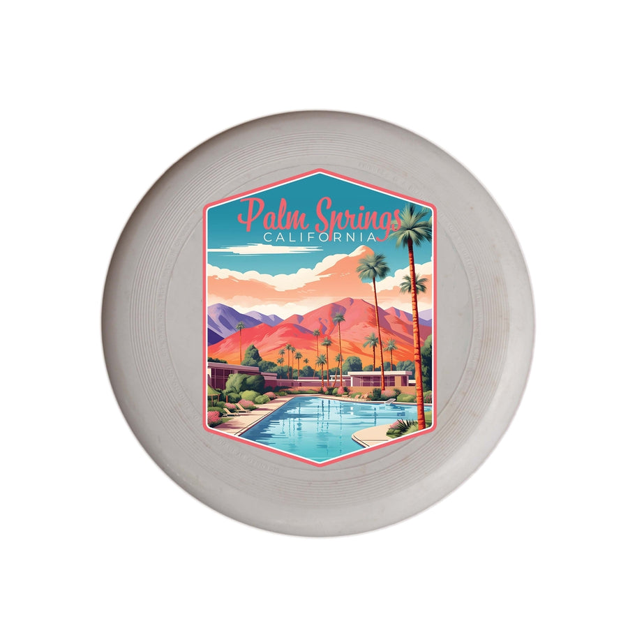 Palm Springs California Design B Souvenir Frisbee Flying Disc Image 1