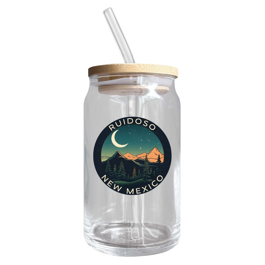 Ruidoso Mexico Design A Souvenir 12 oz Beer Can Glass Image 1