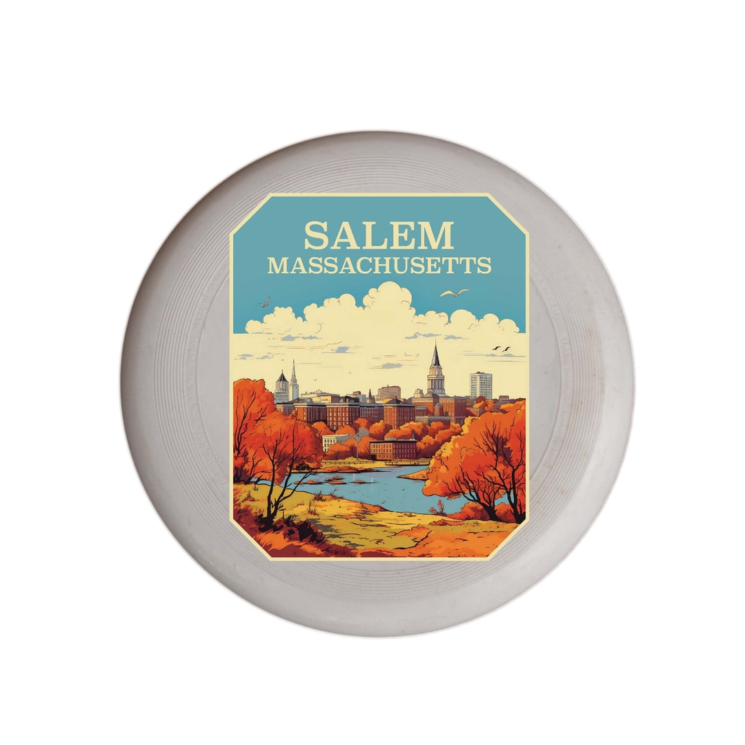 Salem Massachusettes Design A Souvenir Frisbee Flying Disc Image 1