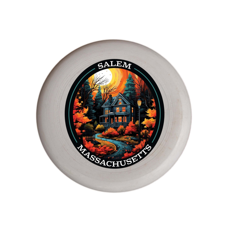 Salem Massachussettes Design B Souvenir Frisbee Flying Disc Image 1