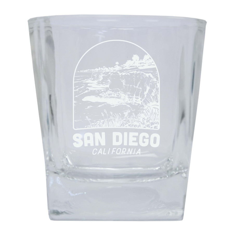 San Diego California Souvenir 7 oz Engraved Shooter Glass Image 1