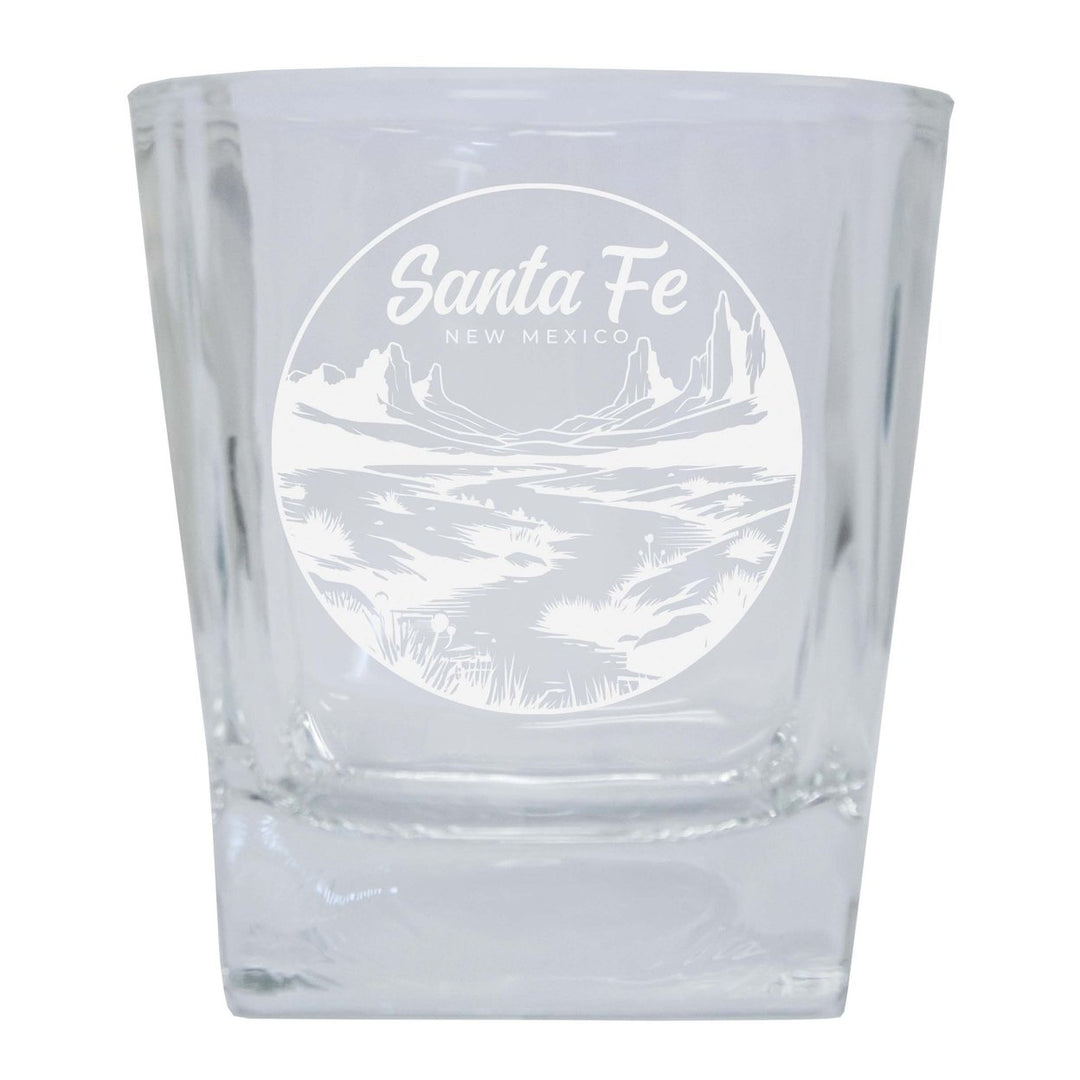 Santa Fe Mexico Souvenir 7 oz Engraved Shooter Glass Image 1