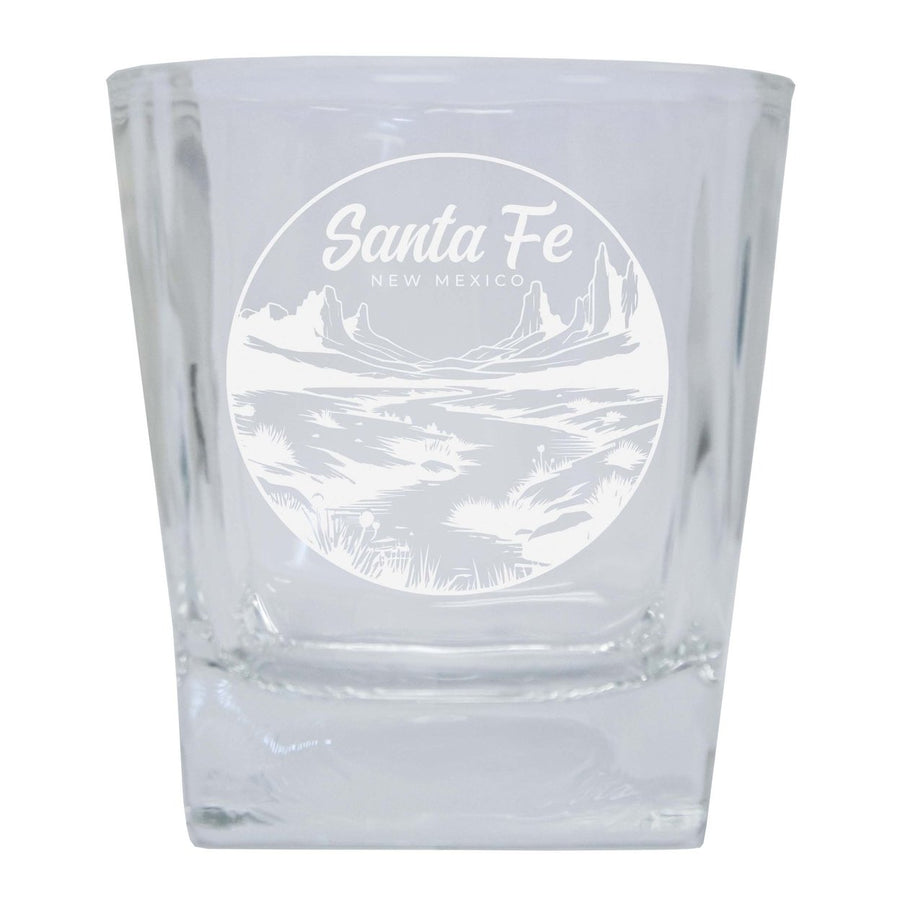 Santa Fe Mexico Souvenir 7 oz Engraved Shooter Glass Image 1