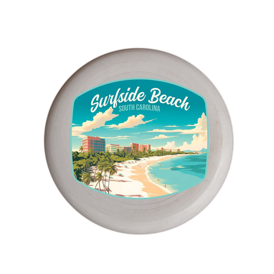 Surfside Beach South Carolina Design B Souvenir Frisbee Flying Disc Image 1