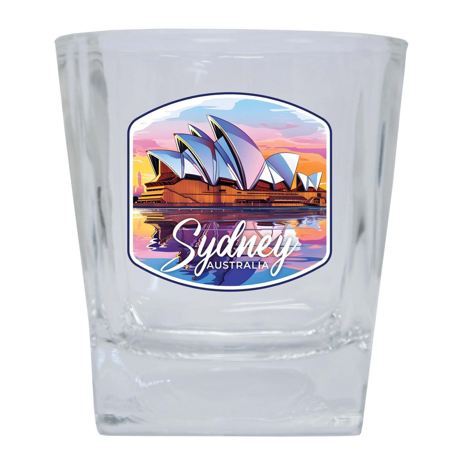 Sydney Australia Design A Souvenir 10 oz Whiskey Glass Rocks Glass Image 1