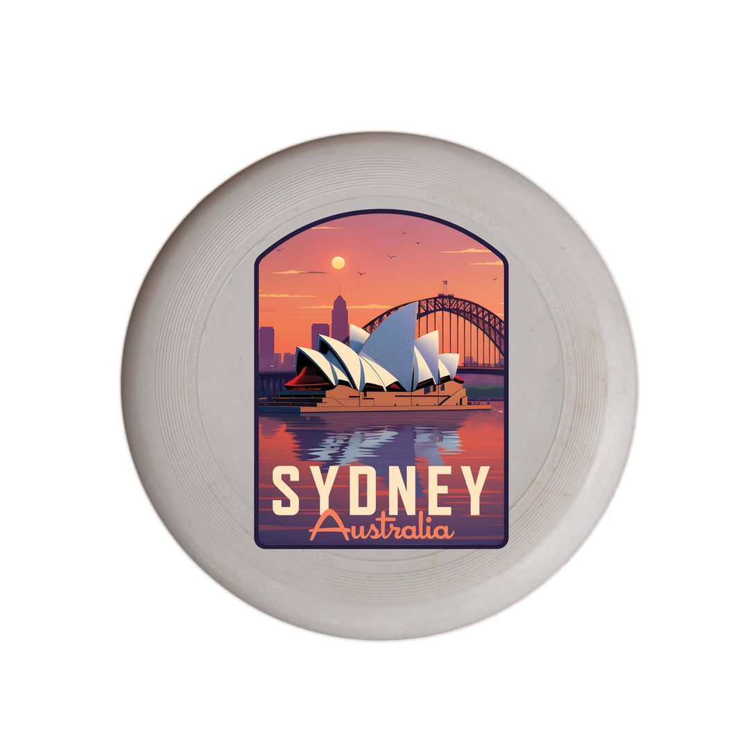 Sydney Australia Design B Souvenir Frisbee Flying Disc Image 1