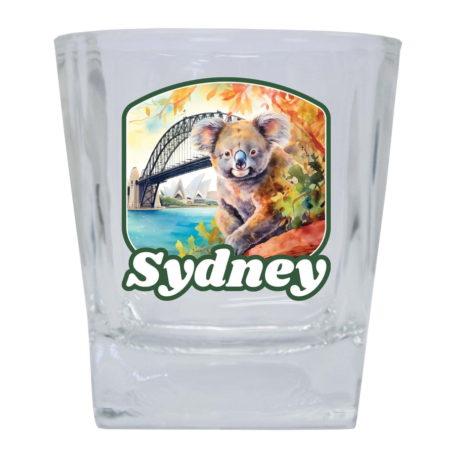 Sydney Australia Design C Souvenir 10 oz Whiskey Glass Rocks Glass Image 1