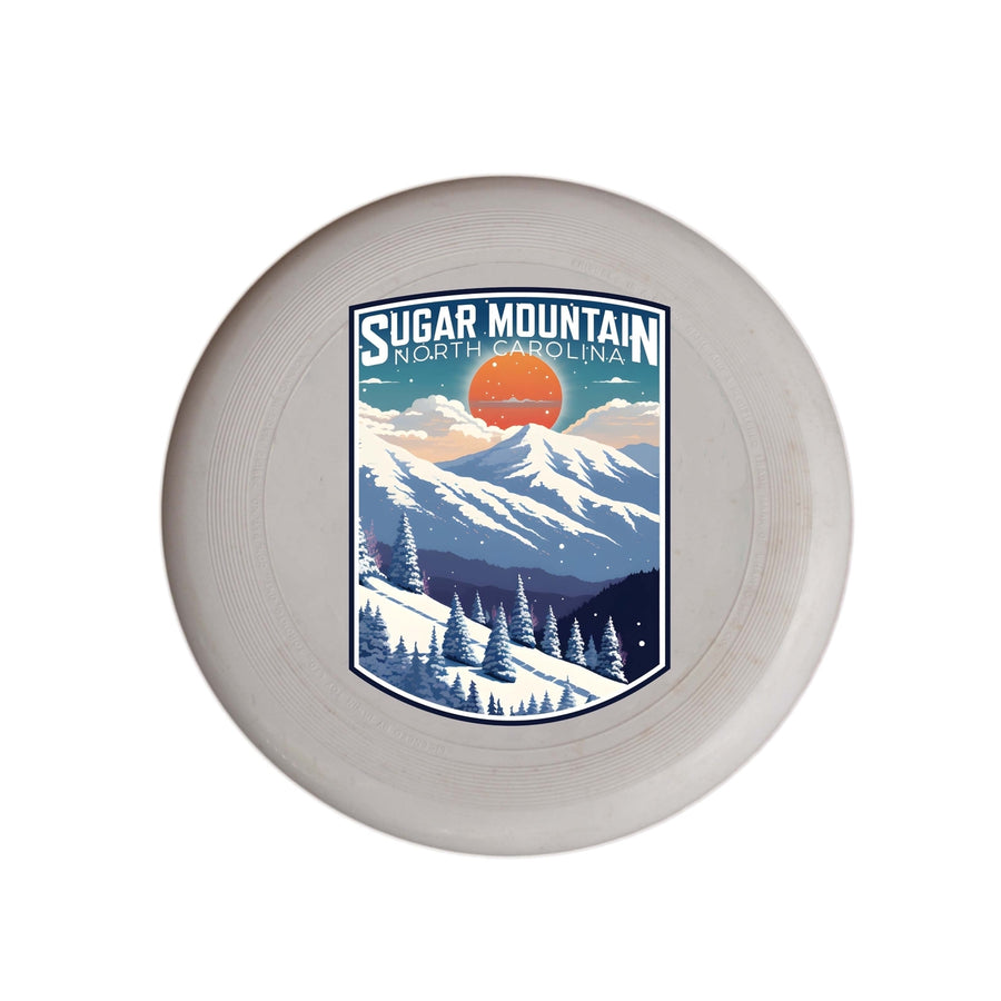 Sugar Mountain North Carolina Design A Souvenir Frisbee Flying Disc Image 1