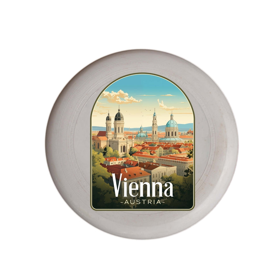 Vienna Austria Design A Souvenir Frisbee Flying Disc Image 1