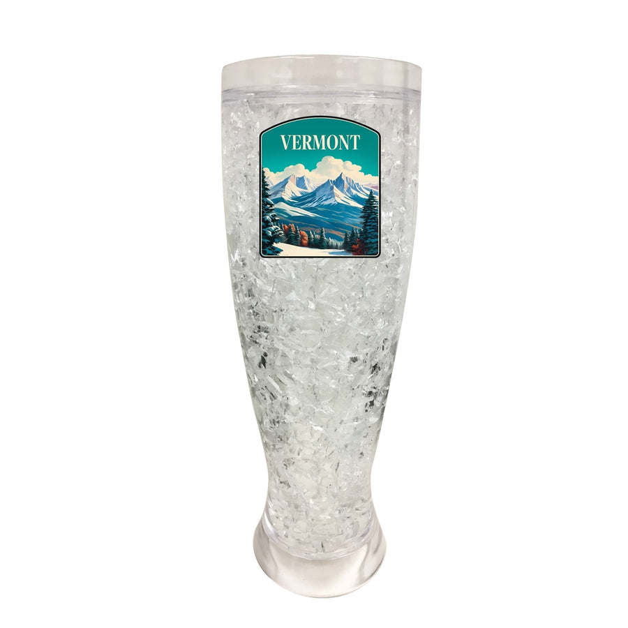 Vermont Design A Souvenir 16 oz Plastic Broken Glass Frosty Mug Image 1