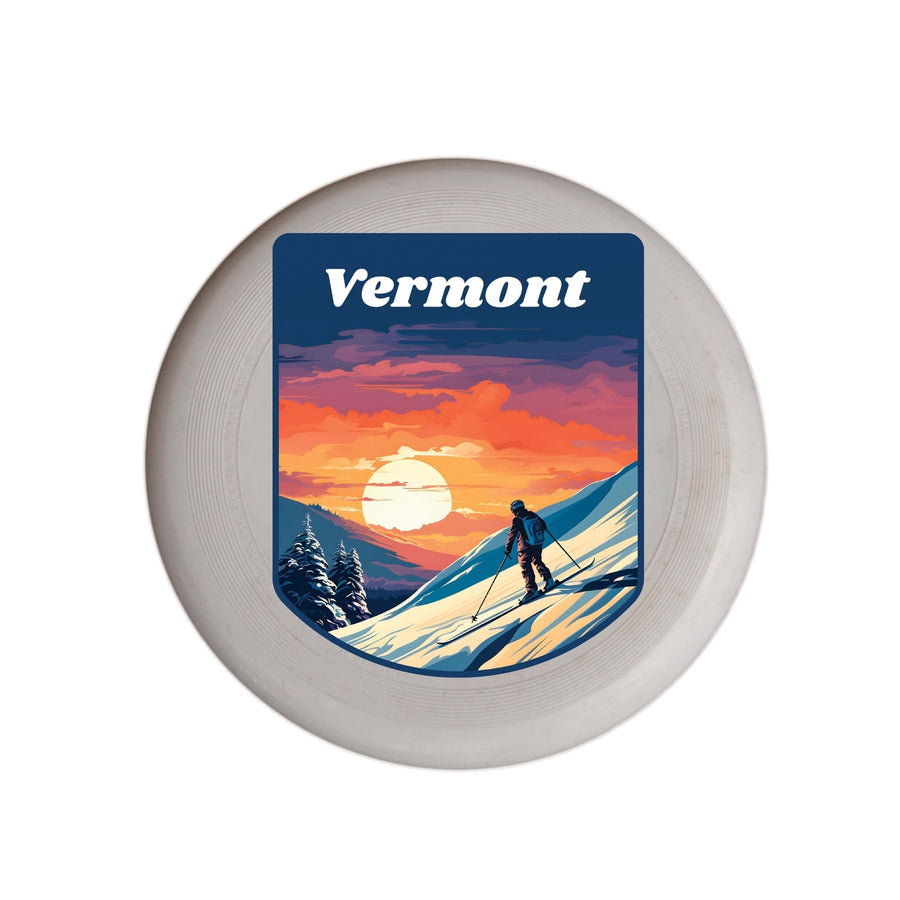 Vermont Design B Souvenir Frisbee Flying Disc Image 1