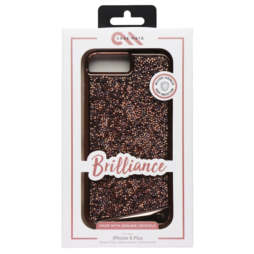 Case-Mate Brilliance Case for Apple iPhone 8 Plus - Rose Gold Image 1