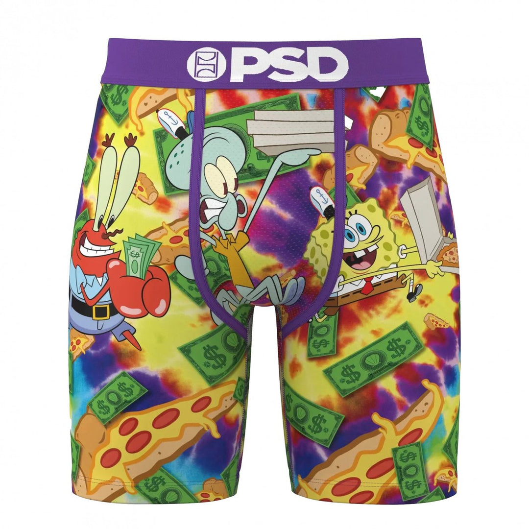 SpongeBob SquarePants Pizza Money PSD Boxer Briefs Image 1