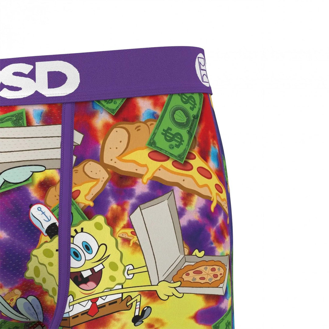 SpongeBob SquarePants Pizza Money PSD Boxer Briefs Image 4