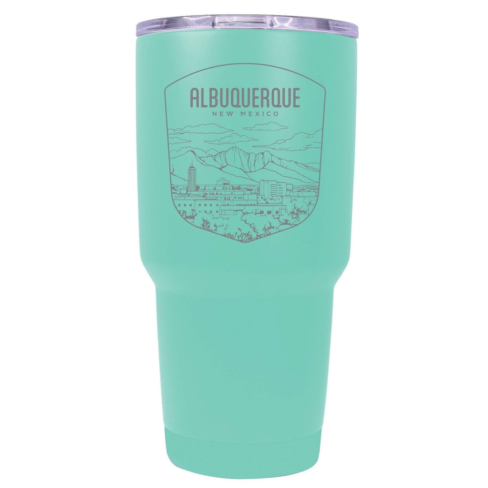 Albuquerque Mexico Souvenir 24 oz Engraved Insulated Stainless Steel Tumbler Image 2