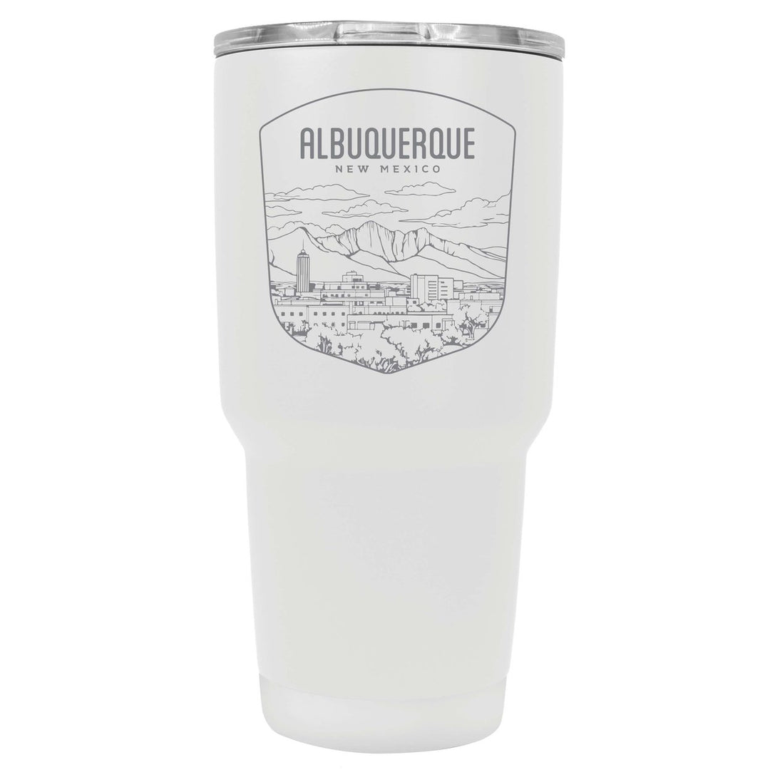 Albuquerque Mexico Souvenir 24 oz Engraved Insulated Stainless Steel Tumbler Image 4