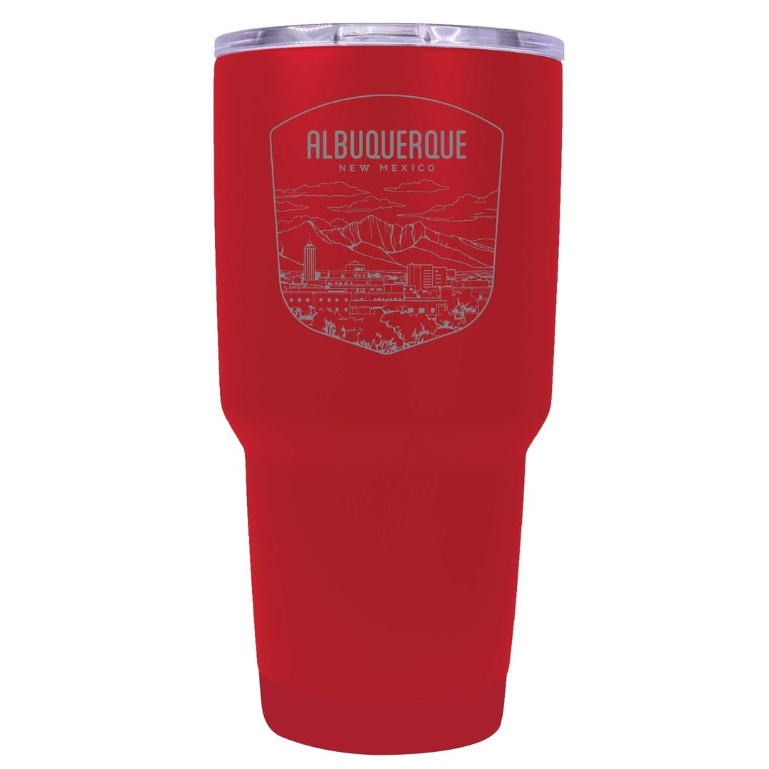 Albuquerque Mexico Souvenir 24 oz Engraved Insulated Stainless Steel Tumbler Image 4