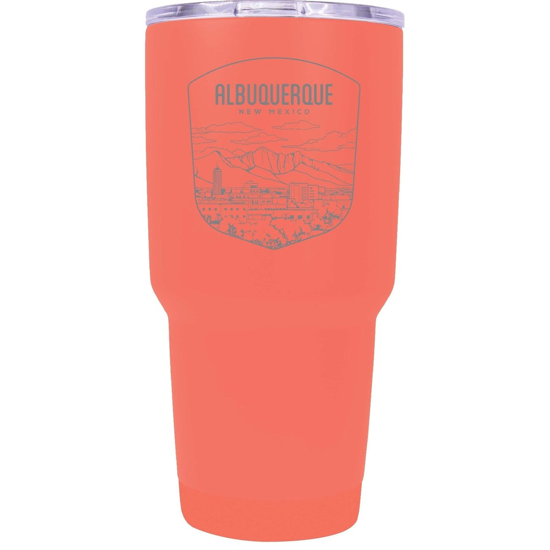 Albuquerque Mexico Souvenir 24 oz Engraved Insulated Stainless Steel Tumbler Image 7