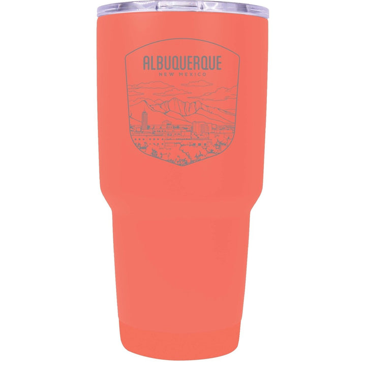 Albuquerque Mexico Souvenir 24 oz Engraved Insulated Stainless Steel Tumbler Image 7