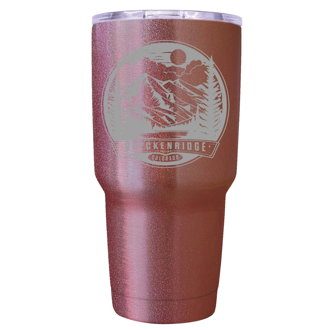 Breckenridge Colorado Souvenir 24 oz Engraved Insulated Stainless Steel Tumbler Image 4