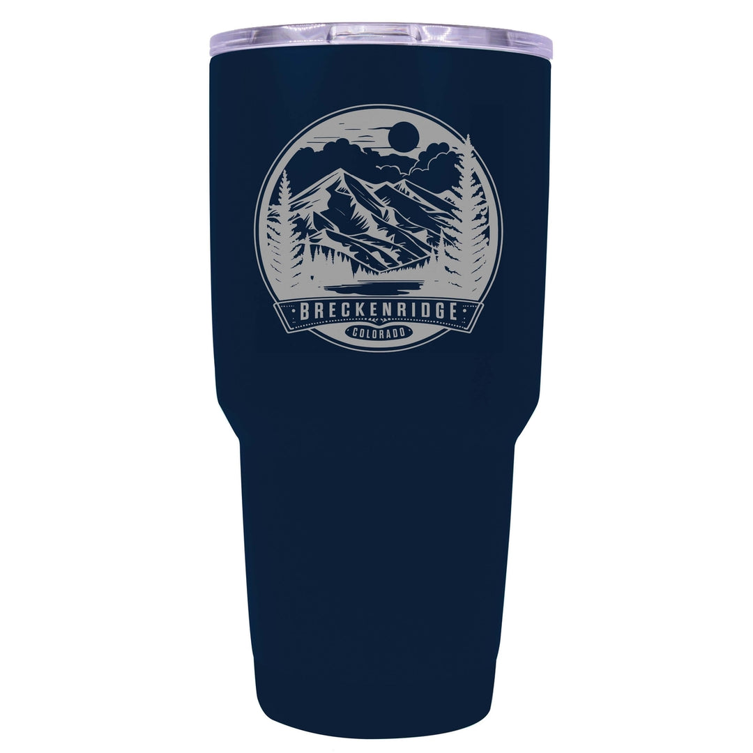 Breckenridge Colorado Souvenir 24 oz Engraved Insulated Stainless Steel Tumbler Image 6