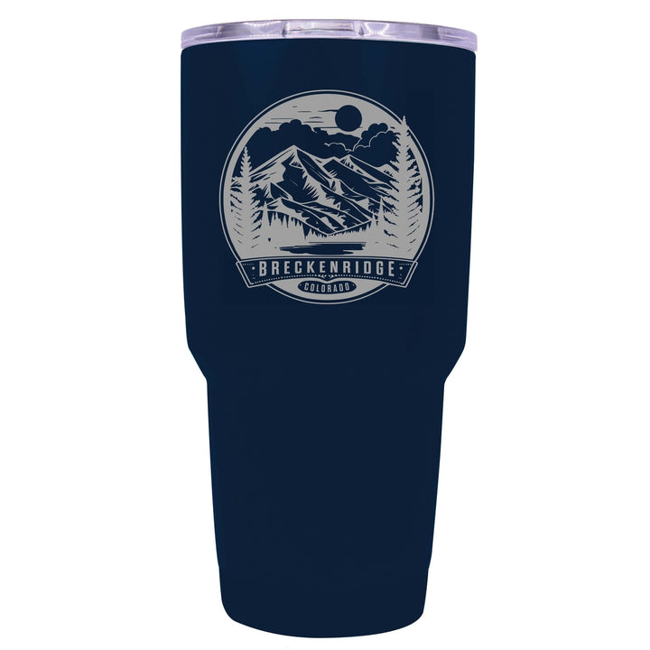 Breckenridge Colorado Souvenir 24 oz Engraved Insulated Stainless Steel Tumbler Image 6