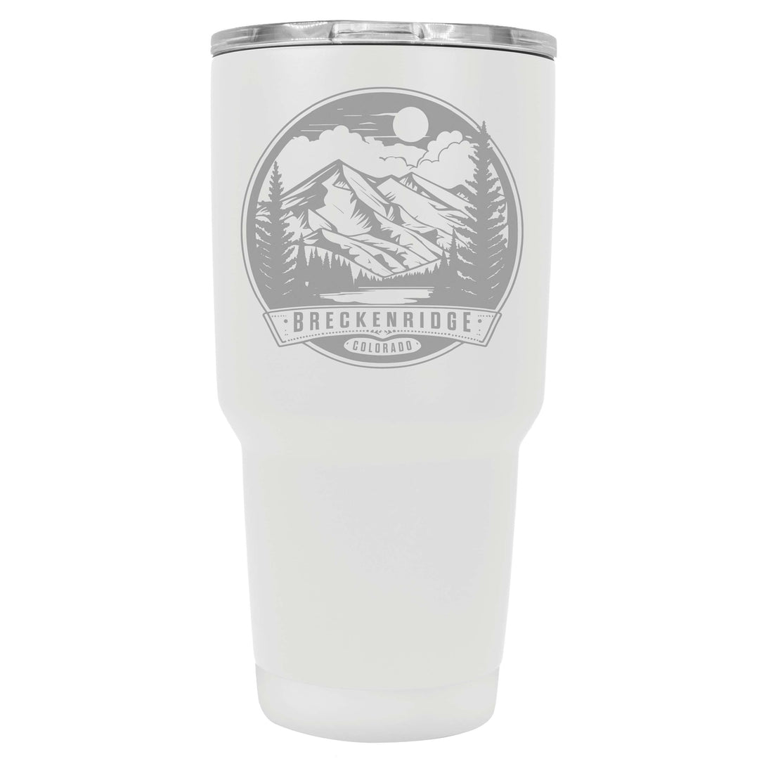 Breckenridge Colorado Souvenir 24 oz Engraved Insulated Stainless Steel Tumbler Image 7