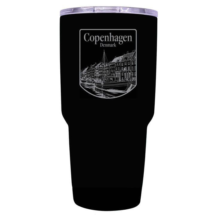 Copenhagen Denmark Souvenir 24 oz Engraved Insulated Stainless Steel Tumbler Image 7