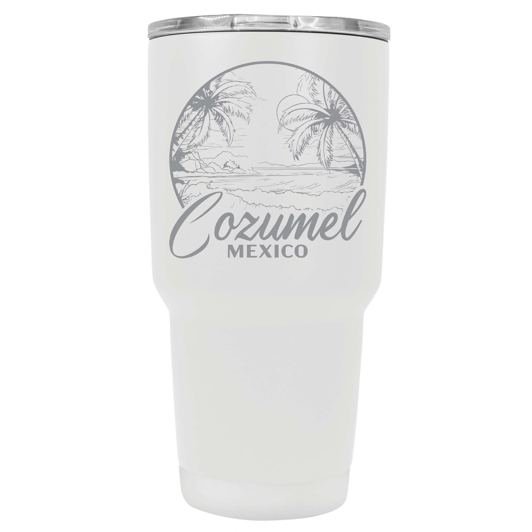 Cozumel Mexico Souvenir 24 oz Engraved Insulated Stainless Steel Tumbler Image 1