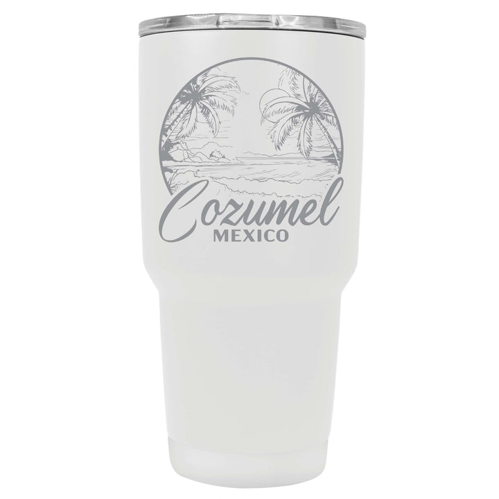 Cozumel Mexico Souvenir 24 oz Engraved Insulated Stainless Steel Tumbler Image 1