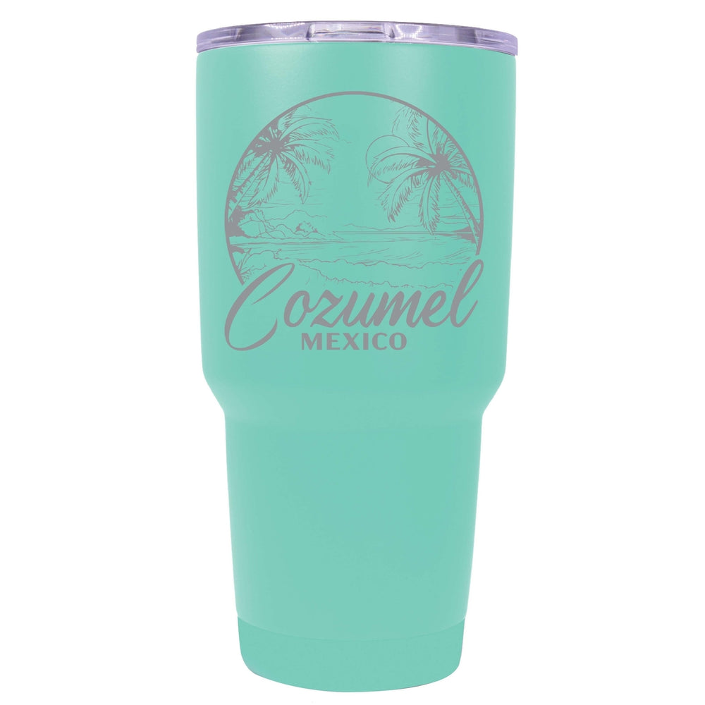 Cozumel Mexico Souvenir 24 oz Engraved Insulated Stainless Steel Tumbler Image 2