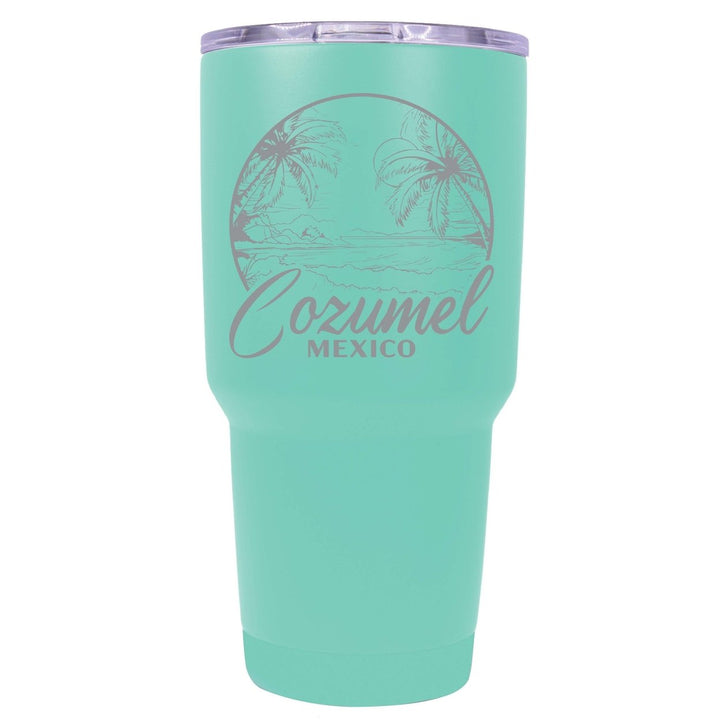 Cozumel Mexico Souvenir 24 oz Engraved Insulated Stainless Steel Tumbler Image 1