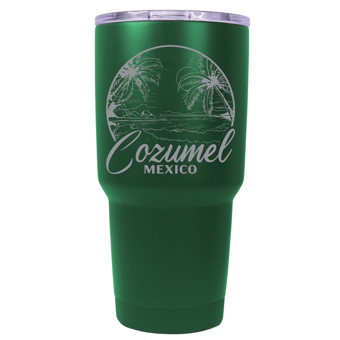 Cozumel Mexico Souvenir 24 oz Engraved Insulated Stainless Steel Tumbler Image 6