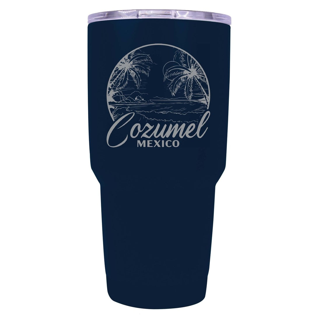 Cozumel Mexico Souvenir 24 oz Engraved Insulated Stainless Steel Tumbler Image 7