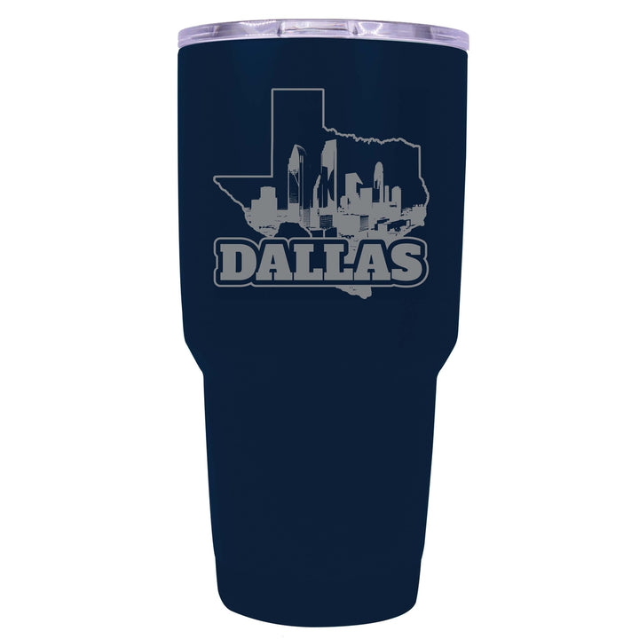 Dallas Texas Souvenir 24 oz Engraved Insulated Stainless Steel Tumbler Image 6