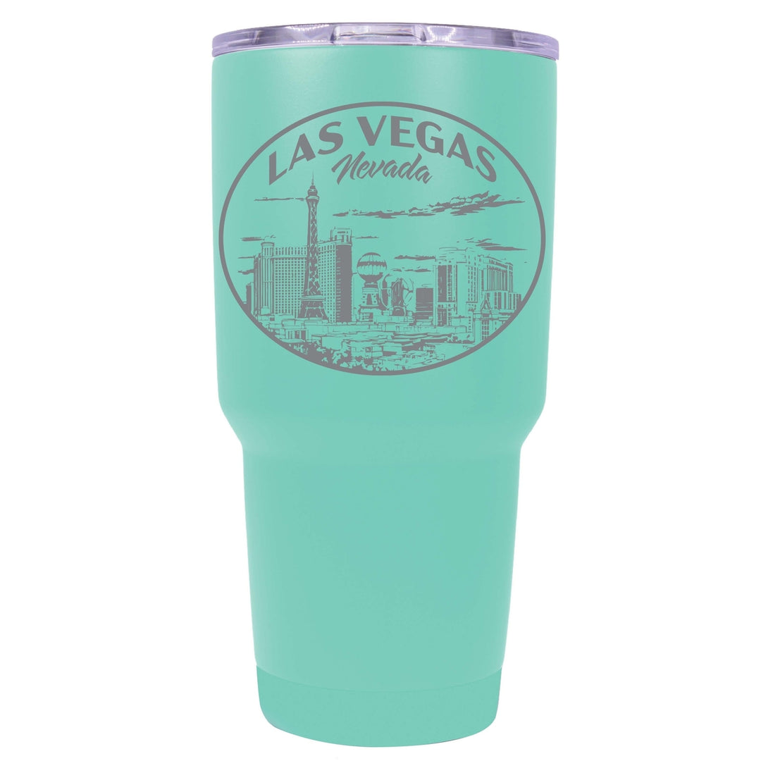 Las Vegas Nevada Souvenir 24 oz Engraved Insulated Stainless Steel Tumbler Image 3